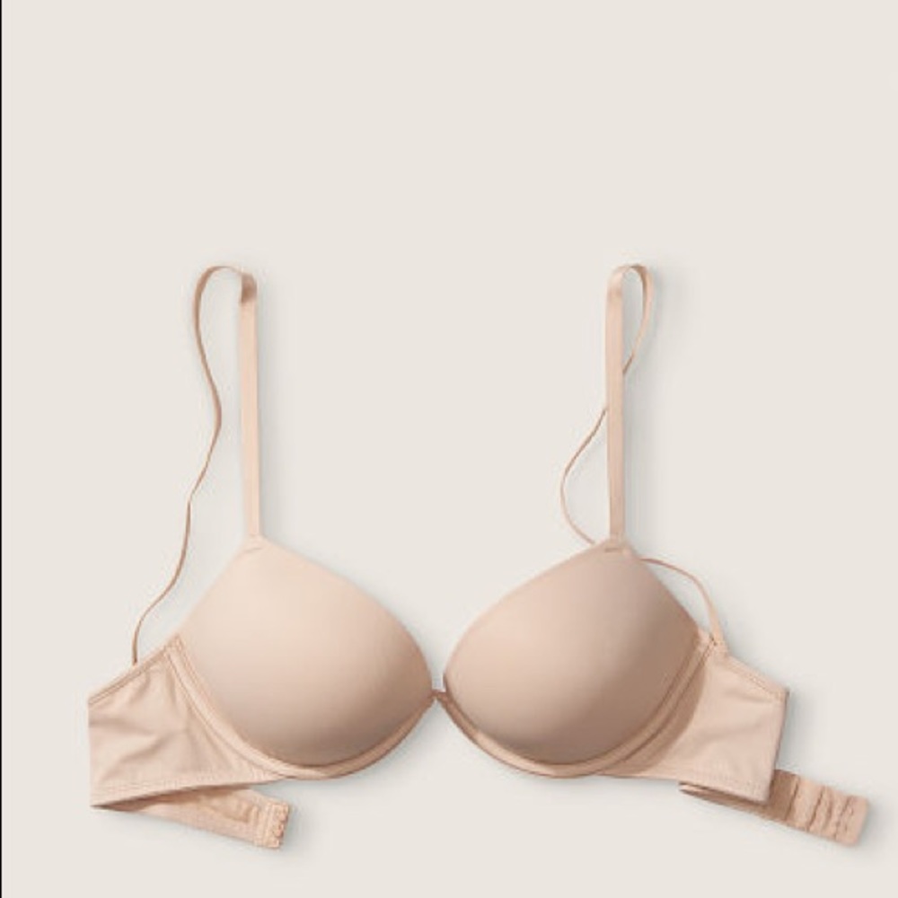VS Pink Wear Everywhere Super Push-up in Nude